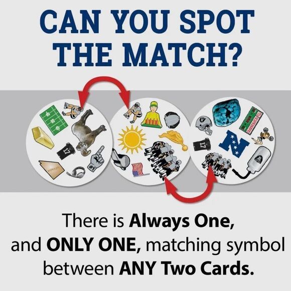 LV Raiders Spot it! Card game *New in box - Picture 3 of 3